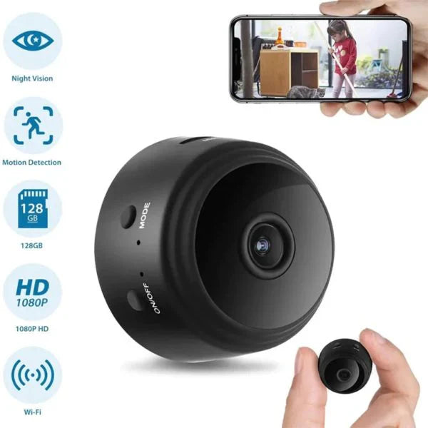 A9 1080p WiFi Mini Camera - HD Security & Voice Recorder