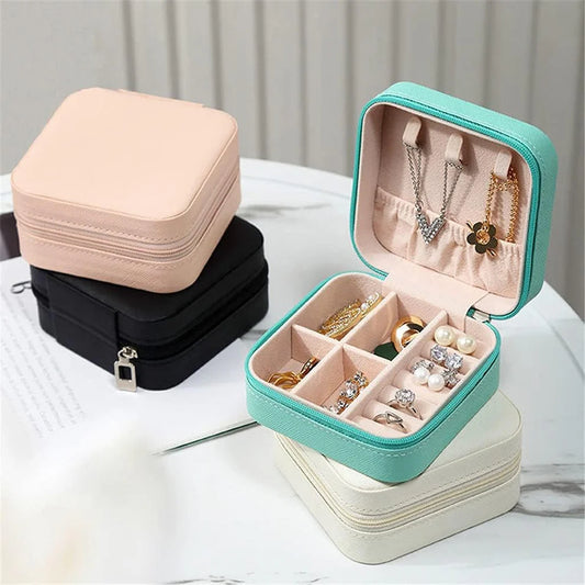 Jewellery & Hair Accessory Organizer – Leather Storage Box for Travel