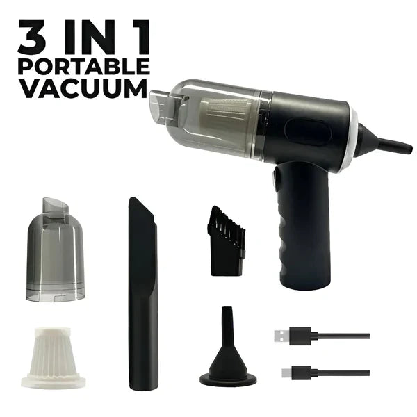 3 In 1 Portable Vacuum Cleaner For Car & Home
