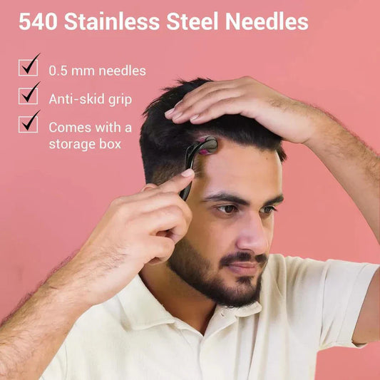 Derma Roller 0.5 Mm Hair & Skin System