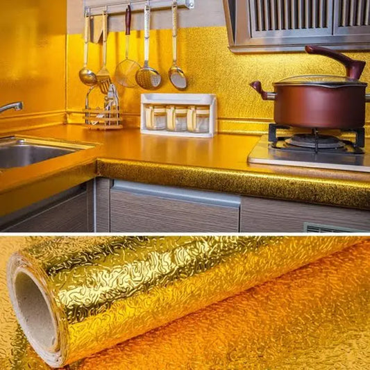 Golden Self-Adhesive Aluminium Foil Sheet